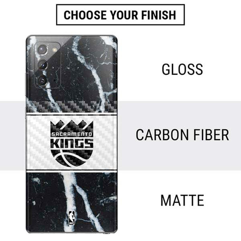 NBA Sacramento Kings Marble Galaxy Note20 5G Skin